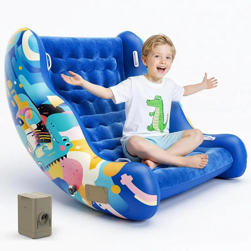 Blue sensory chair