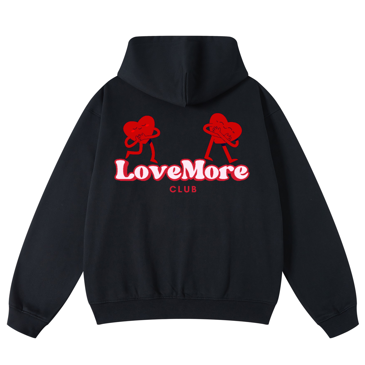 LOVE MORE HEART HEAVYWEIGHT HOODIES