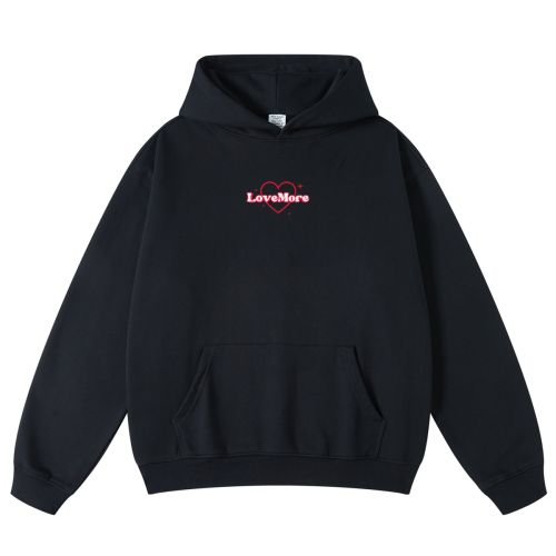 LOVE MORE HEART HEAVYWEIGHT HOODIE