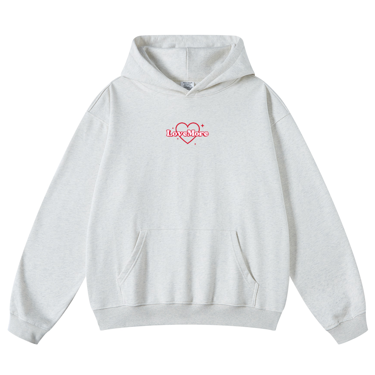 LOVE MORE HEART HEAVYWEIGHT HOODIES