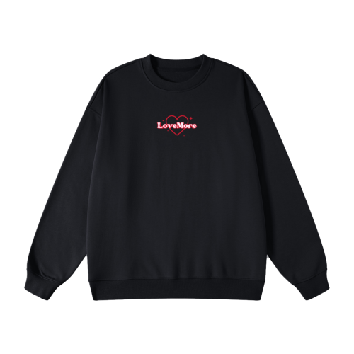 LOVE MORE HEART HEAVYWEIGHT CREWNECK