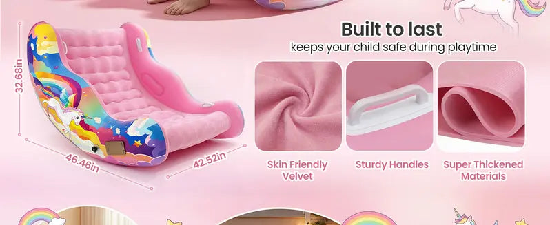 Pink chair material details